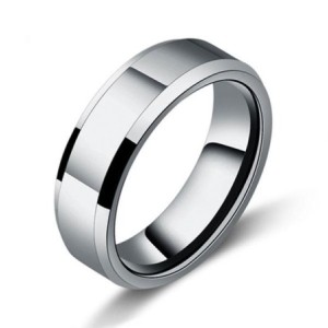 Italo Glaze Titanium Steel Men's Wedding Band