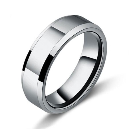 Italo Glaze Titanium Steel Men's Wedding Band