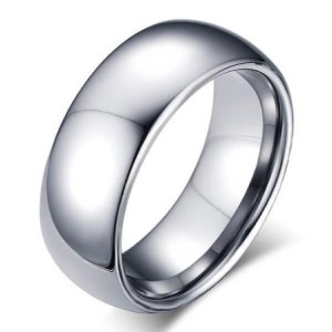 Italo Classic Titanium Steel Men's Wedding Band