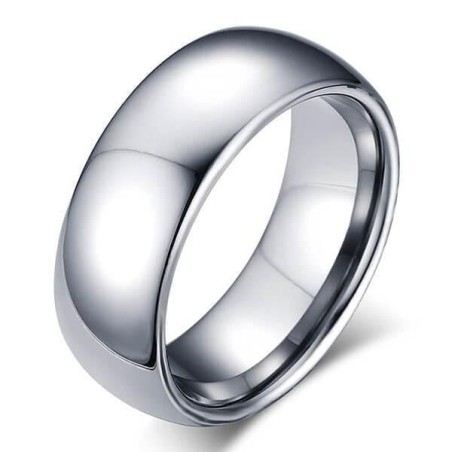 Italo Classic Titanium Steel Men's Wedding Band