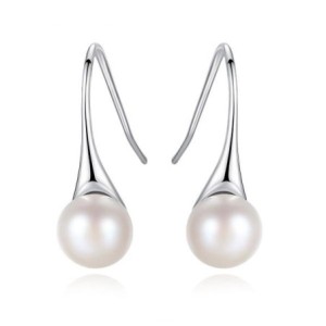 Italo Pearl Earrings Sterling Silver Drop Earrings For Women