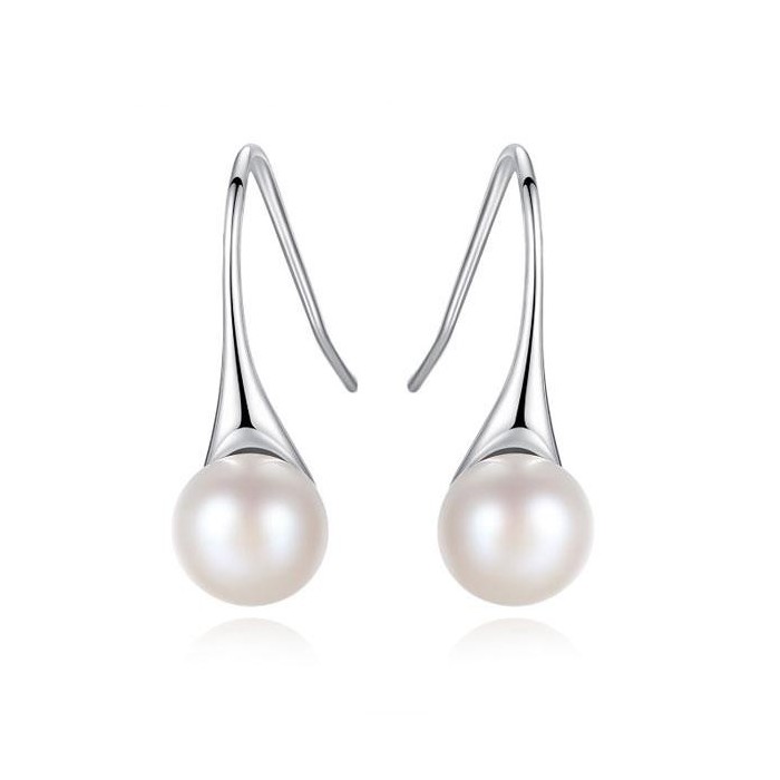 Italo Pearl Earrings Sterling Silver Drop Earrings For Women
