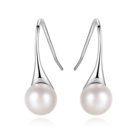 Italo Pearl Earrings Sterling Silver Drop Earrings For Women