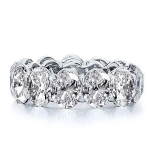 Italo Eternity Created White Sapphire Wedding Band