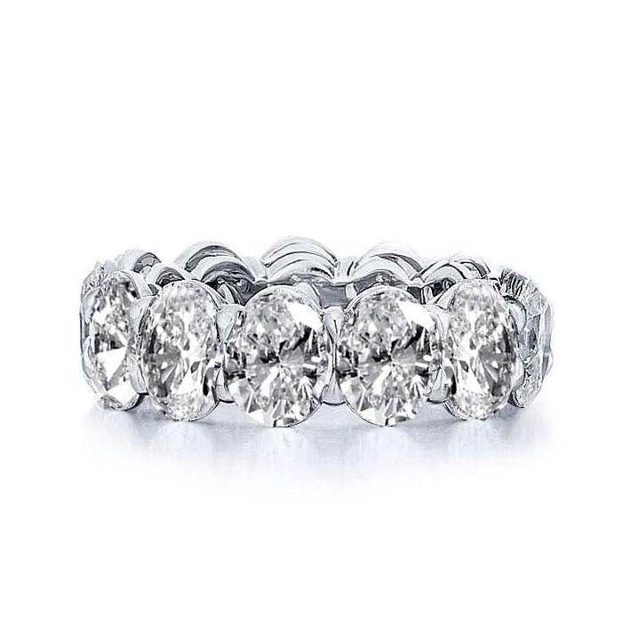 Italo Eternity Created White Sapphire Wedding Band