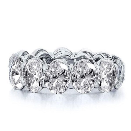 Italo Eternity Created White Sapphire Wedding Band