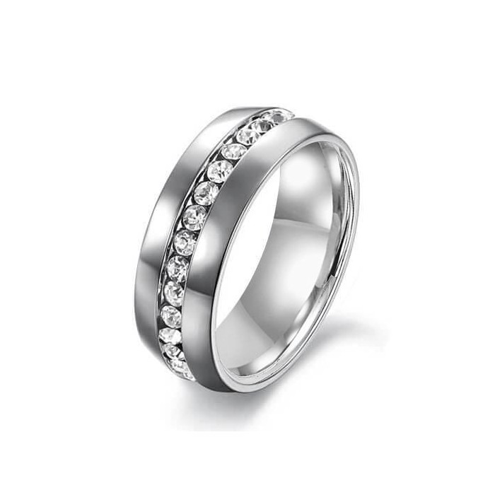 Classic Titanium Steel Men's Wedding Band