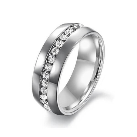 Classic Titanium Steel Men's Wedding Band