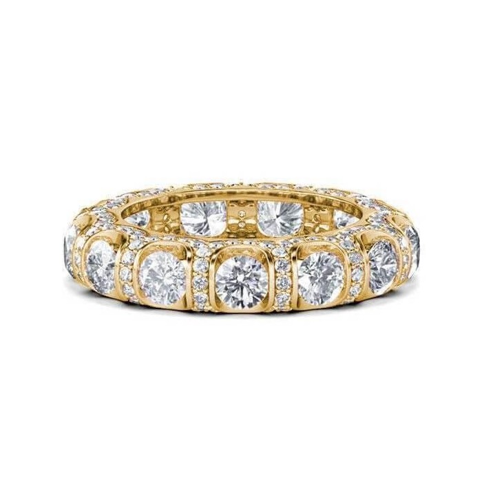 Golden Eternity Wedding Band (4.10 CT. TW.)