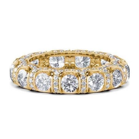 Golden Eternity Wedding Band (4.10 CT. TW.)