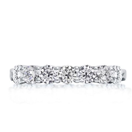 Italo Half Eternity Created White Sapphire Wedding Band