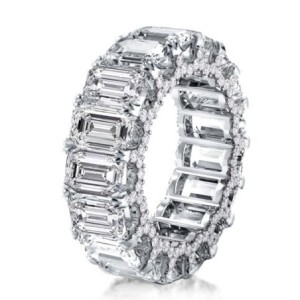 Italo Eternity Wedding Band For Women Unique Eternity Ring