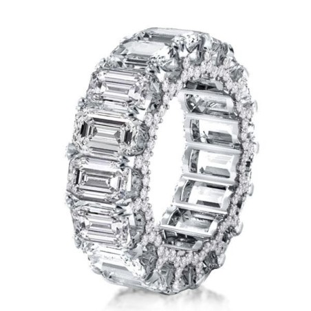 Italo Eternity Wedding Band For Women Unique Eternity Ring