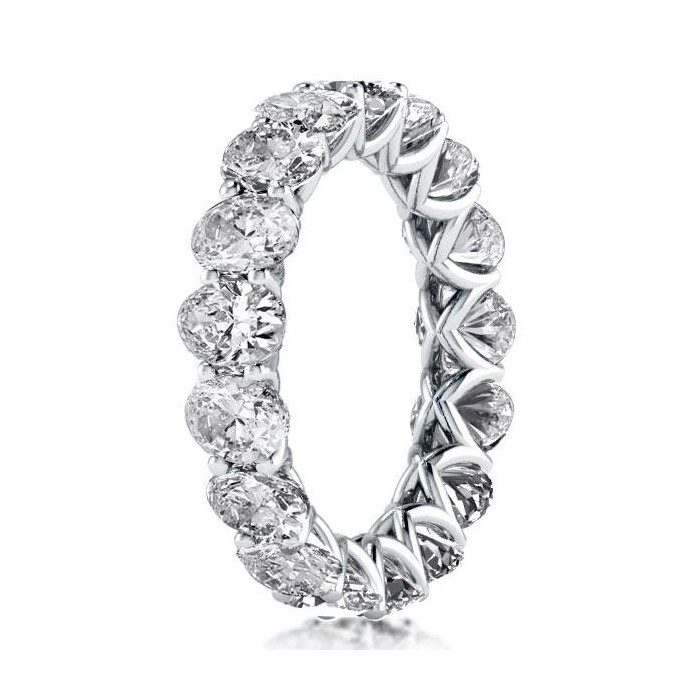 Eternity Oval Created White Sapphire Wedding Band(6.00 CT. TW)