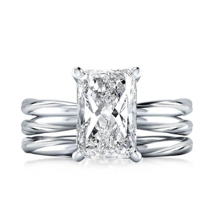 Twist Rope Design Bridal Set (4.00 CT. TW.)