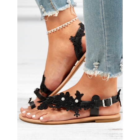 Summer Floral Lace Boho Sandal