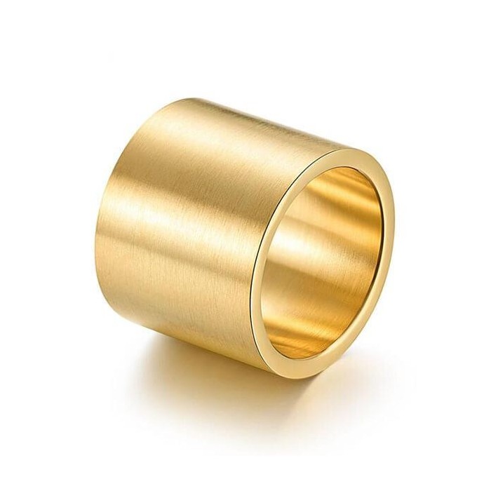 Italo Men's Titanium Band Simple Wide Glaze Titanium Men's Wedding Band