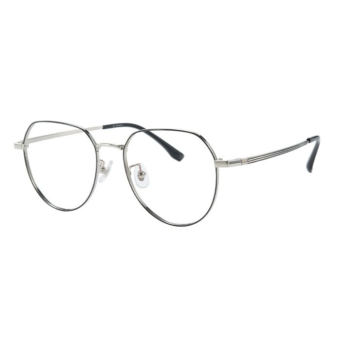 100372 Geometric Titanium Eyeglasses