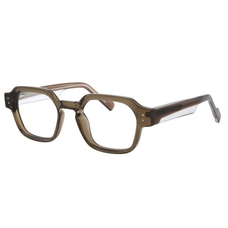 200855 Geometric Spring Hinge Eyeglasses
