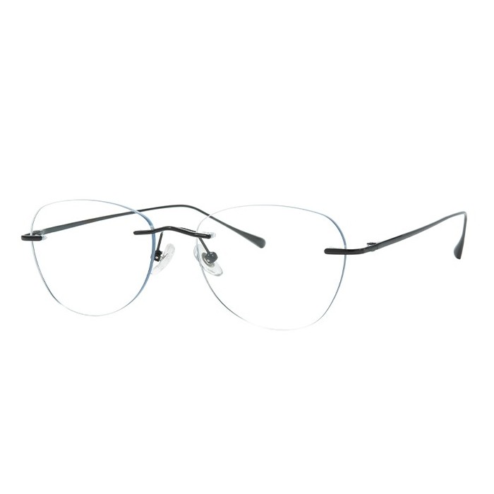 500026 Rimless Rectangle Eyeglasses