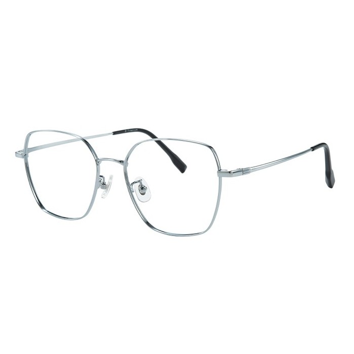 100376 Geometric Titanium Eyeglasses
