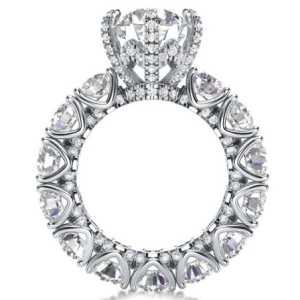 Italo Unique Engagement Ring Eternity Ring Affordable