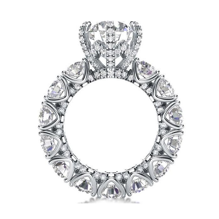 Italo Unique Engagement Ring Eternity Ring Affordable