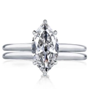 Italo Solitaire Created White Sapphire Bridal Set