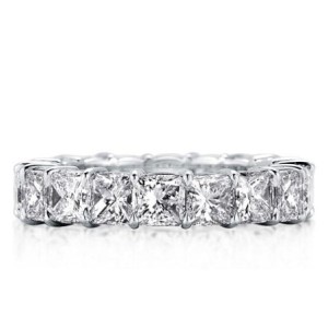 Classic Eternity Princess Wedding Band