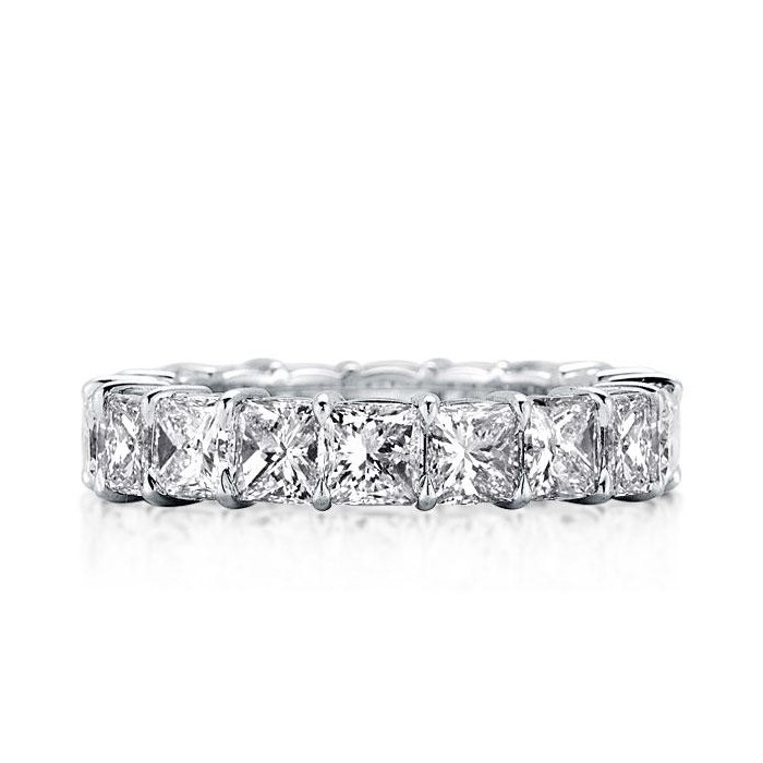 Classic Eternity Princess Wedding Band