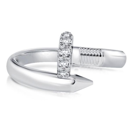 Italo Nail Ring Unique Wedding Band For Women