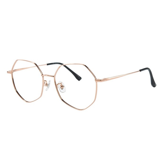 100380 Geometric Titanium Eyeglasses