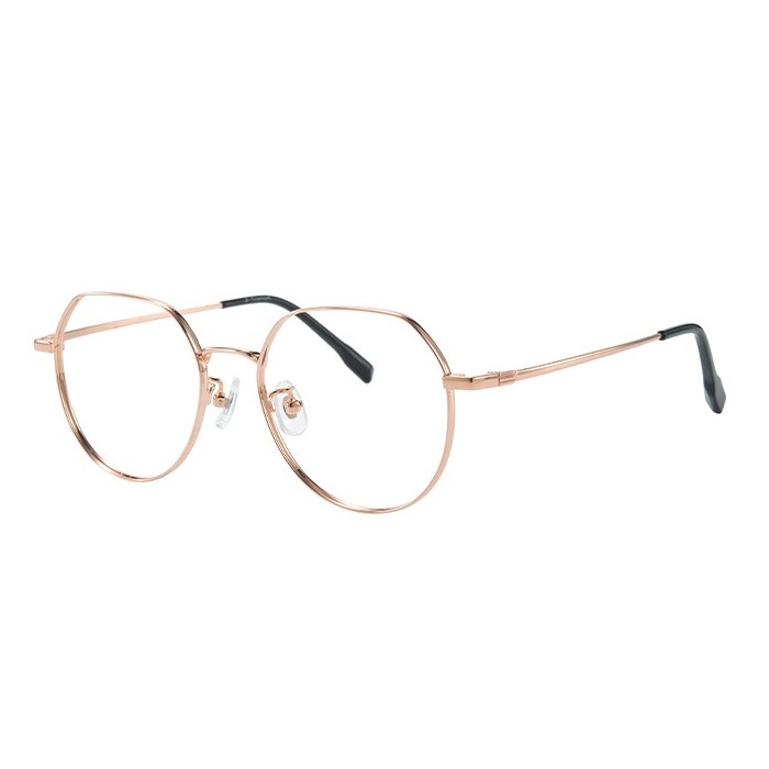 100379 Geometric Titanium Eyeglasses