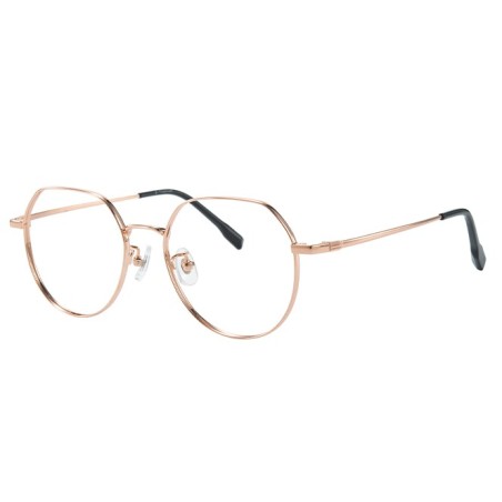 100379 Geometric Titanium Eyeglasses