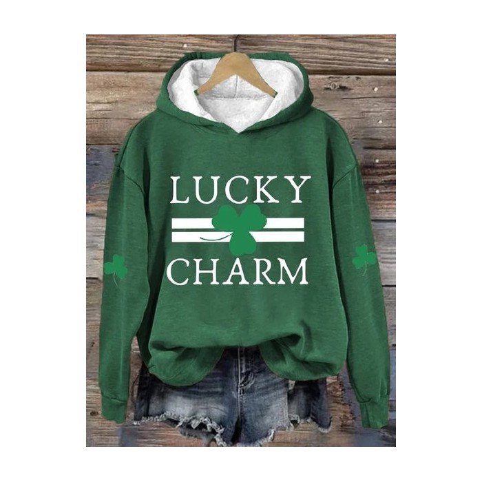 Women's Text Letters Spring/Fall Printing Long Sleeve Casual Daily Hoodie