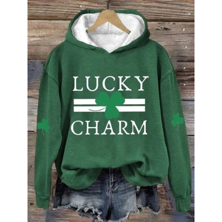 Women's Text Letters Spring/Fall Printing Long Sleeve Casual Daily Hoodie