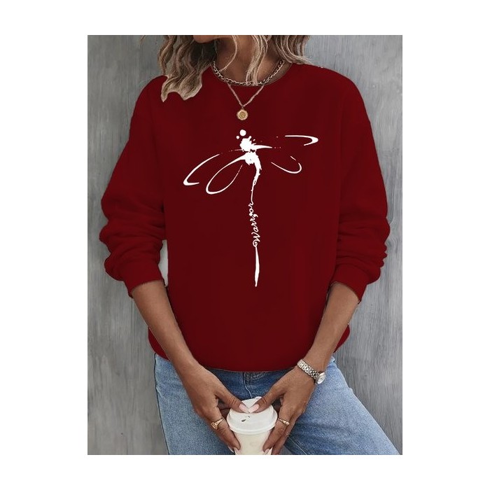 Dragonfly Casual Sweatshirt