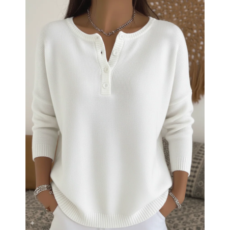 Women Plain Printing Spring/Fall Casual Long Sleeve Crew Neck Sweater