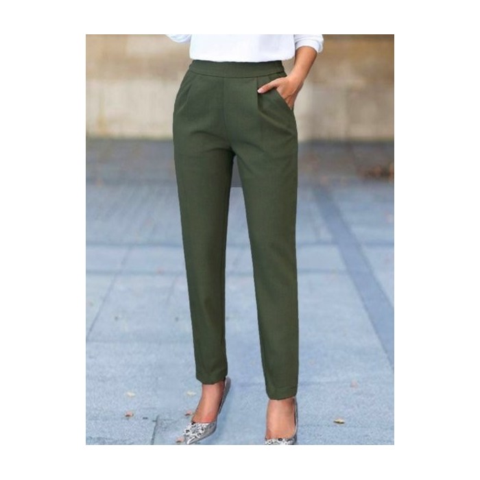 Women Plain Ankle Pants Pants Casual Spring/Fall Trousers