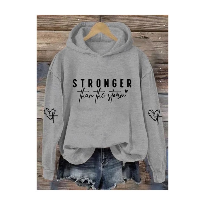 Women's Text Letters Spring/Fall Long Sleeve Casual Daily Hoodie
