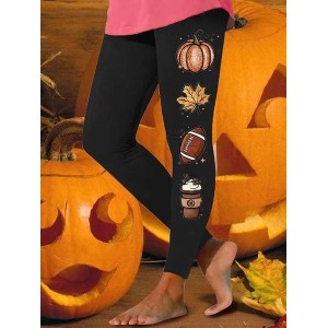 Women Halloween Vintage All Season Long Leggings
