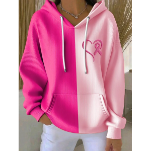 Women Heart/Cordate Spring/Fall Printing Long Sleeve Casual Daily Hoodie