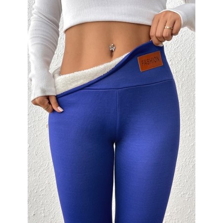 Women Plain Casual Winter Long Leggings