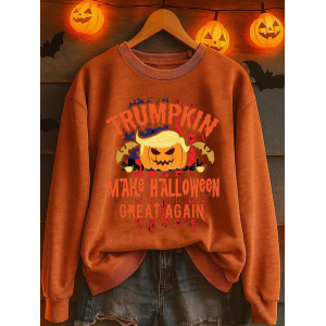 Women Text Letters Crew Neck Printing Casual Spring/Fall Long Sleeve Sweatshirt