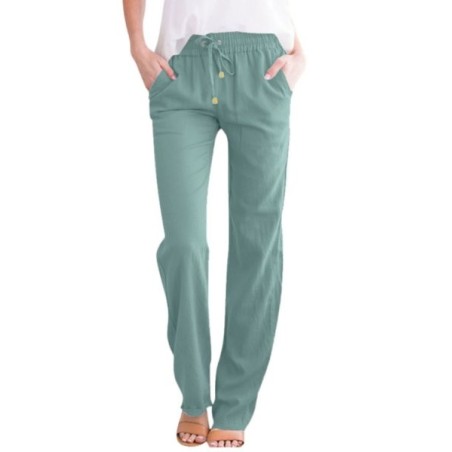 Women Plain Long Pants Casual Spring/Fall Trousers