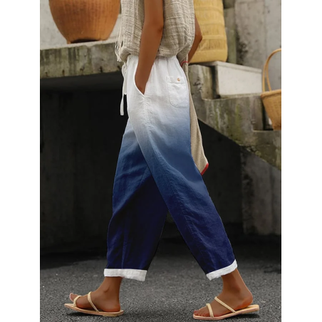 Women Ombre Long Pant Casual Spring/Fall Trousers