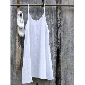 Women Sleeveless Tank Top Camisole Summer Plain Spaghetti Daily Casual Top