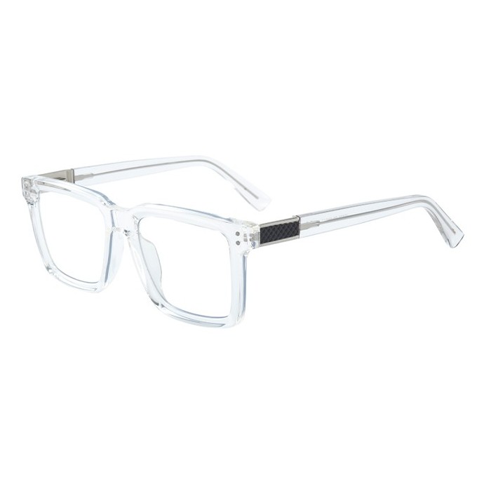 200808 Rectangle Spring Hinge   Eyeglasses