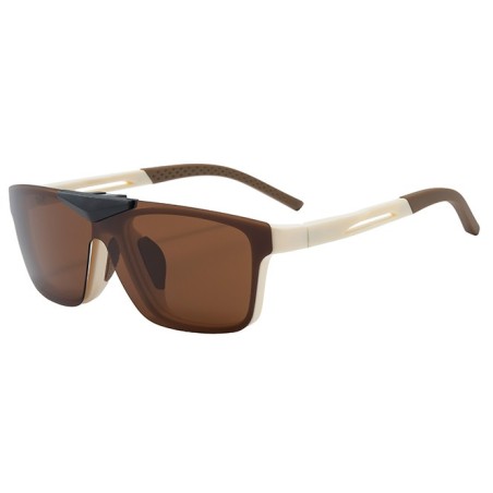 200834 Rectangle Goggle Clip on Eyeglasses