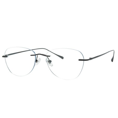 500026 Rimless Rectangle Eyeglasses